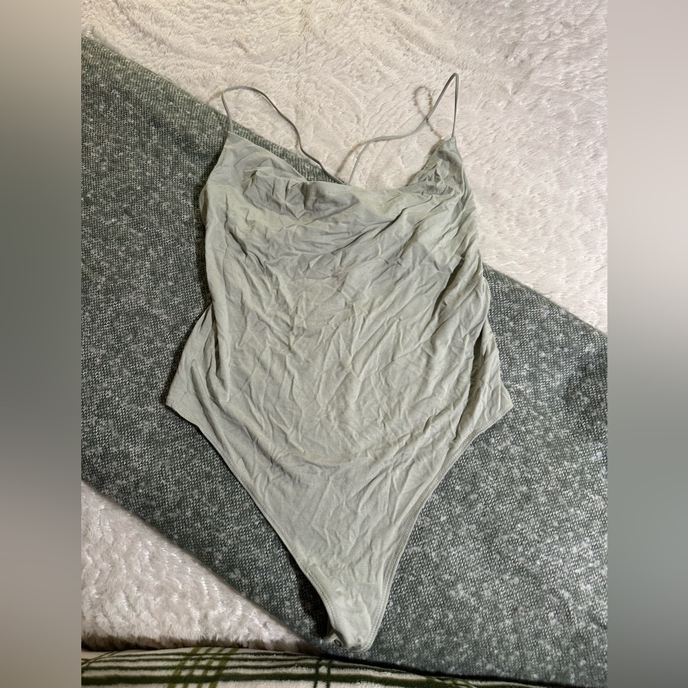 NWT Abercrombie & Fitch Cowl Neck Bodysuit